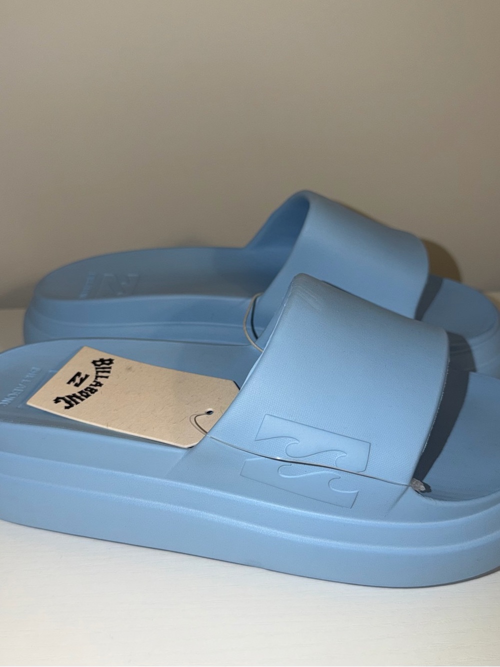 Billabong Cloud Light Blue Slide Sandals